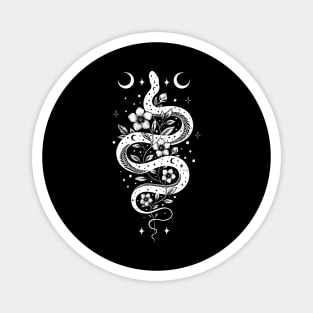 Serpent Spell - White Magnet